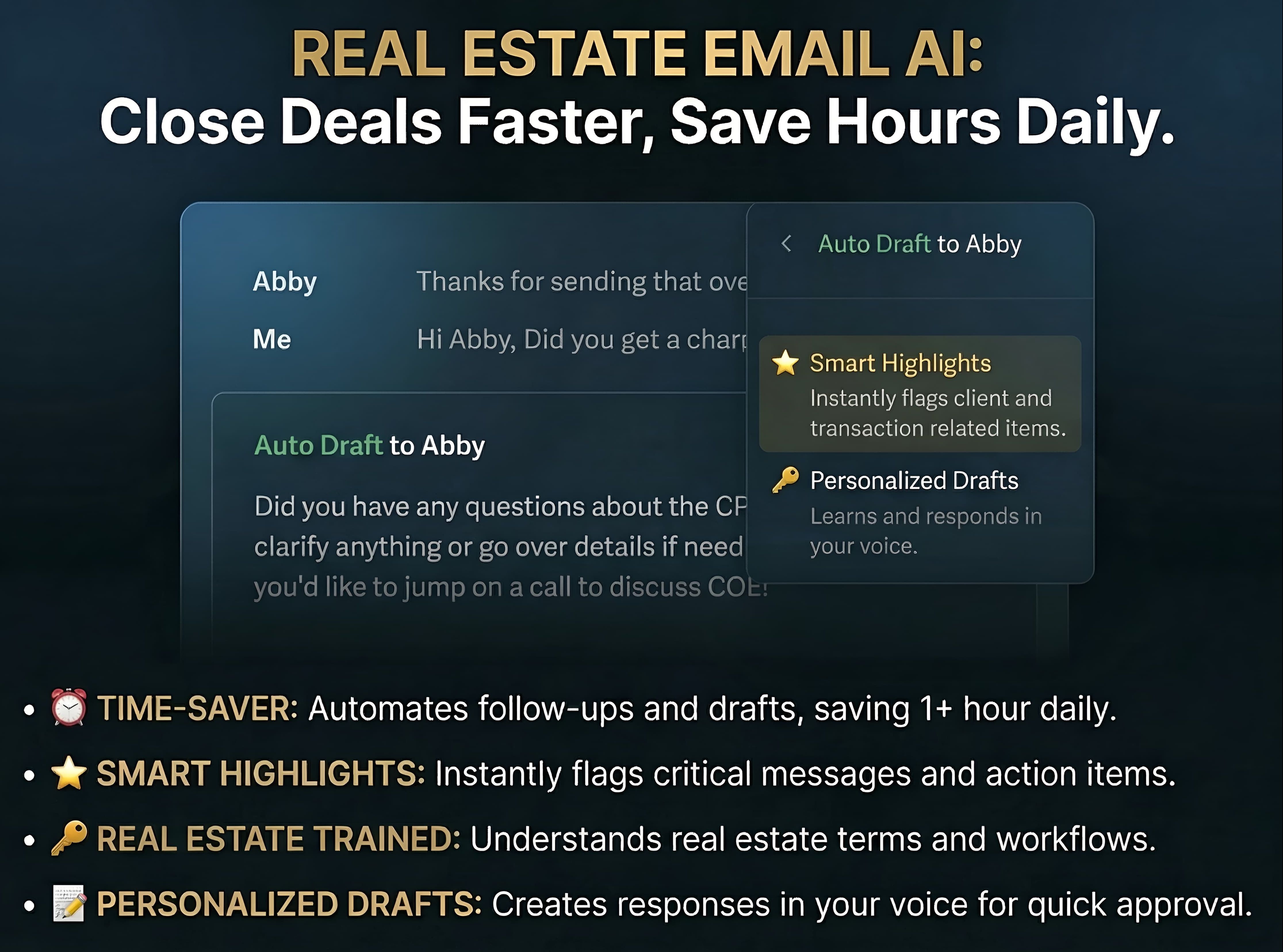 Email AI for Realtors